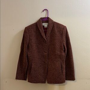 Rena Rowan Rich Red Brown Blazer*